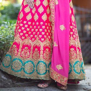 Pakistani and Indian Bridal Lengha